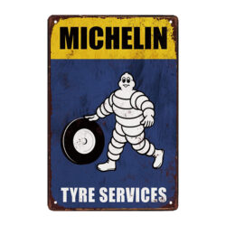michelin metallplatte