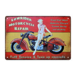 metallschild fuer indische motorraeder