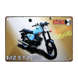 metallplatten motorrad mz