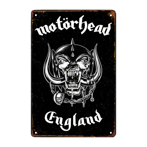 metallplakette von motorhead metallplakette von motorhead