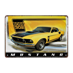 metall mustang platte