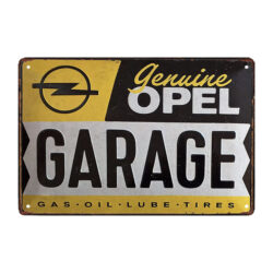 opel metallschild
