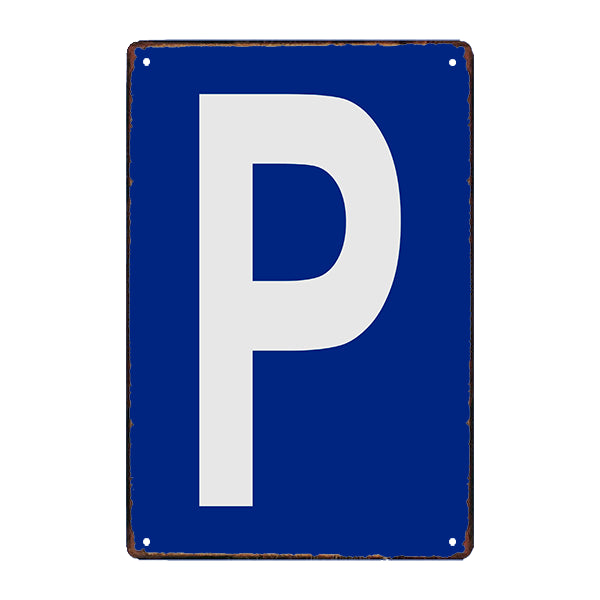 metallparkplatte metallparkplatte