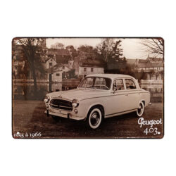 peugeot 403 metallschild