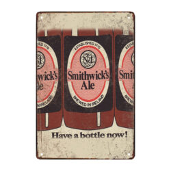 smithwicks pint metallplatte