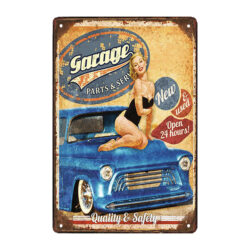 metall pinup autokennzeichen