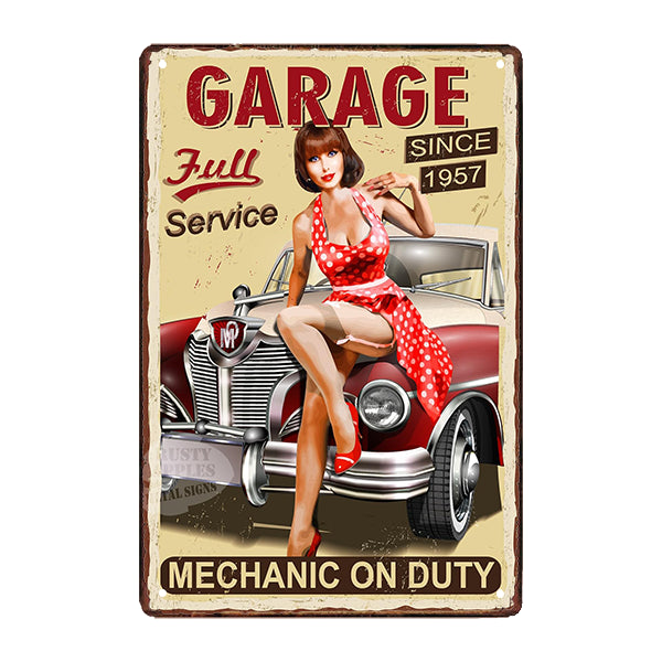 altes pinup pub metallschild altes pinup pub metallschild