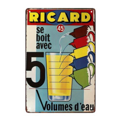 metallplatte pub ricard
