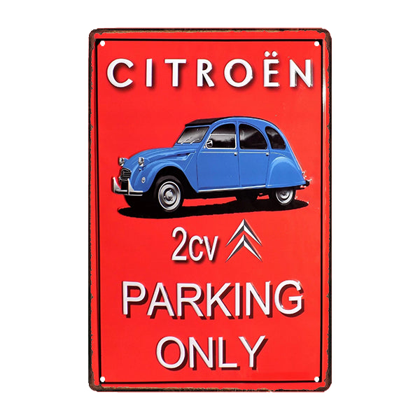 citroen parkplatz werbeschild aus metall citroen parkplatz werbeschild aus metall