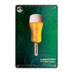 heineken bier werbung metallschild