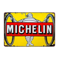 michelin werbeschild aus metall