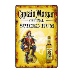 metallschild werbe rum