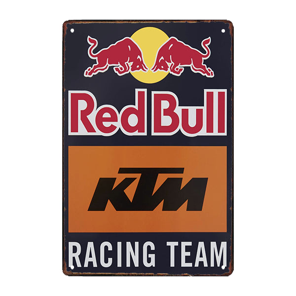 redbull metallplatte redbull metallplatte