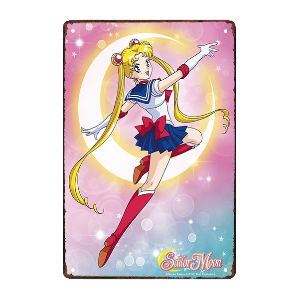 sailor moon metallplatte sailor moon metallplatte