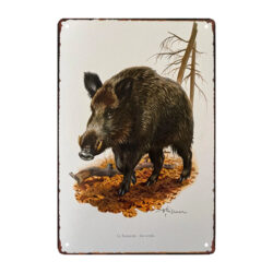 metallplatte wildschwein