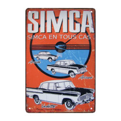 metallplatte simca