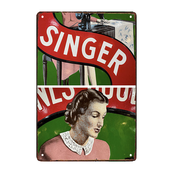 metal saenger plakette metal saenger plakette