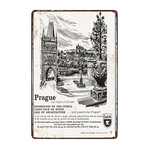 souvenir metallplatte prag souvenir metallplatte prag