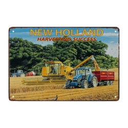metallplatte new holland traktor