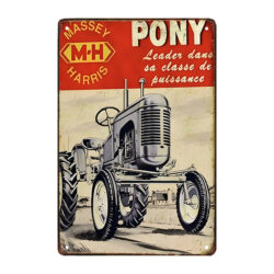 metallplatten traktor pony